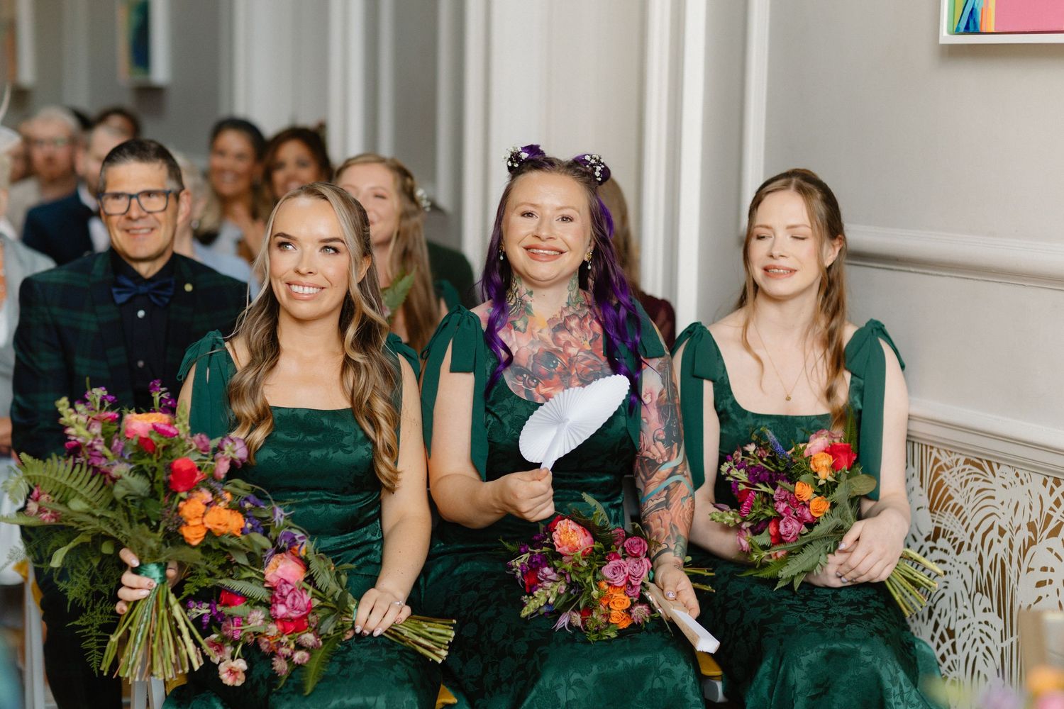 Bridal party portraits, Netherbyres House
Wedding venue in Eyemouth, Scotland