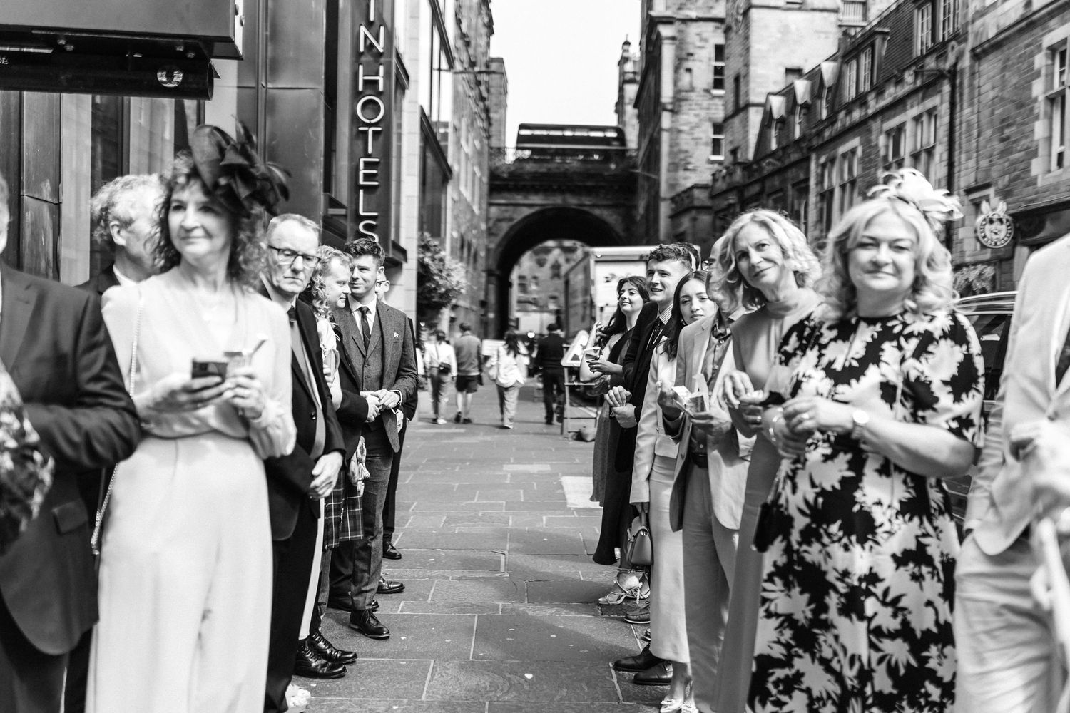 Wedding  confetti, Virgin hotel in Edinburgh City Scotland
