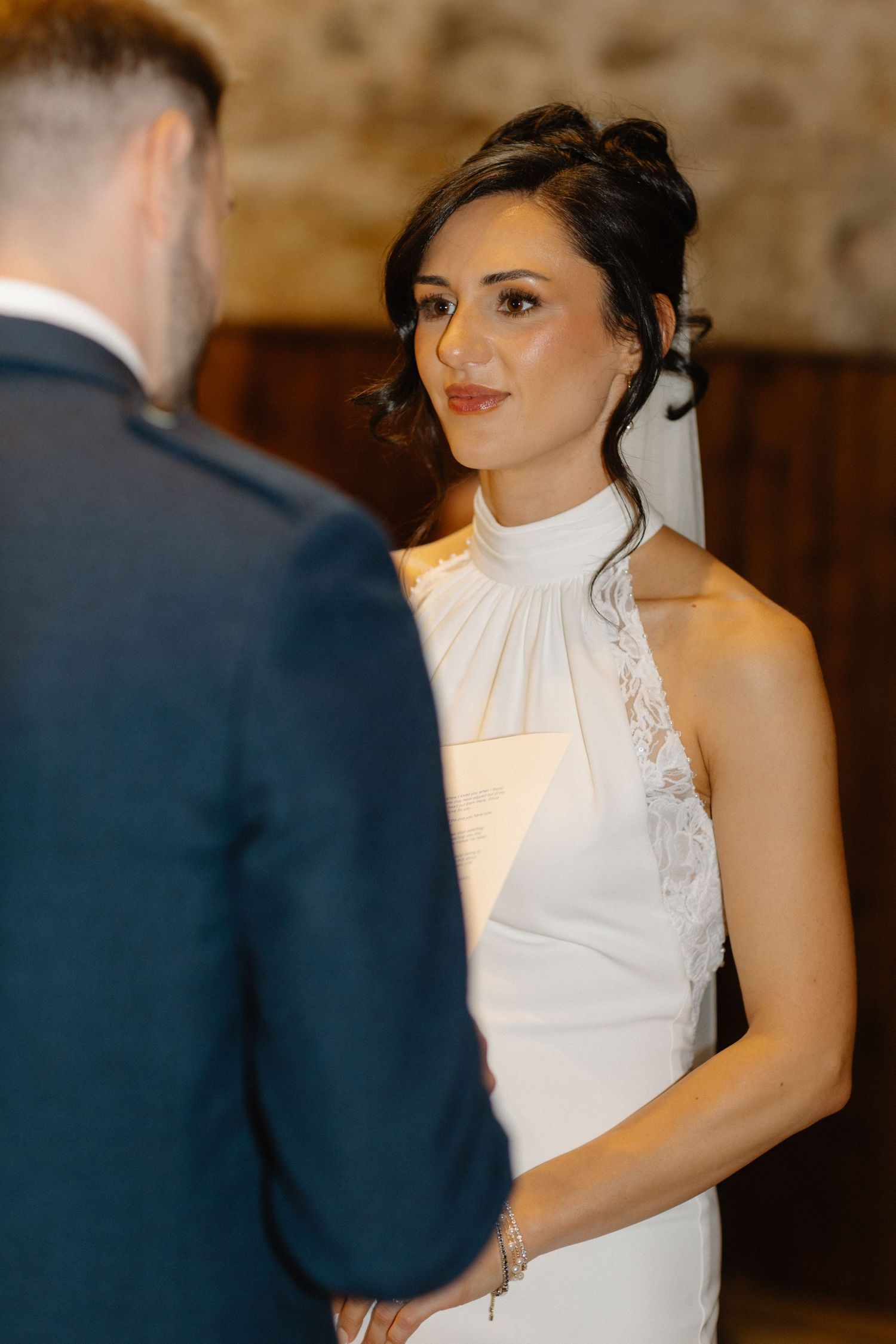 Wedding ceremony, at Rosebery Steading, Temple, Gorebridge, Scotland.