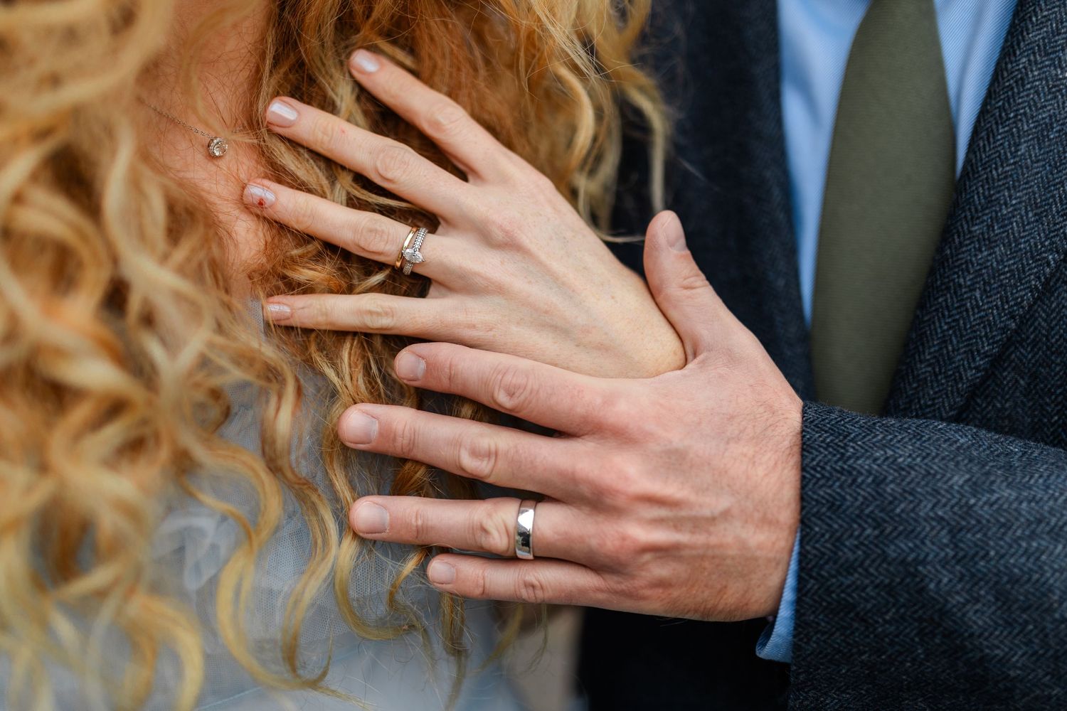 Hands details. Edinburgh Wedding, City Chambers Wedding