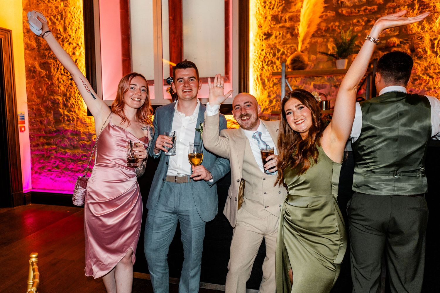 Wedding Party Virgin hotel in Edinburgh City Scotland