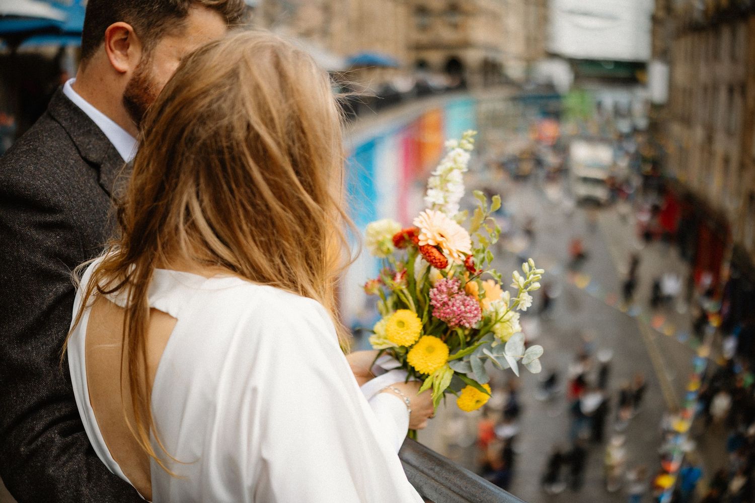 city walk Wedding Edinburgh Victoria Street Scotland