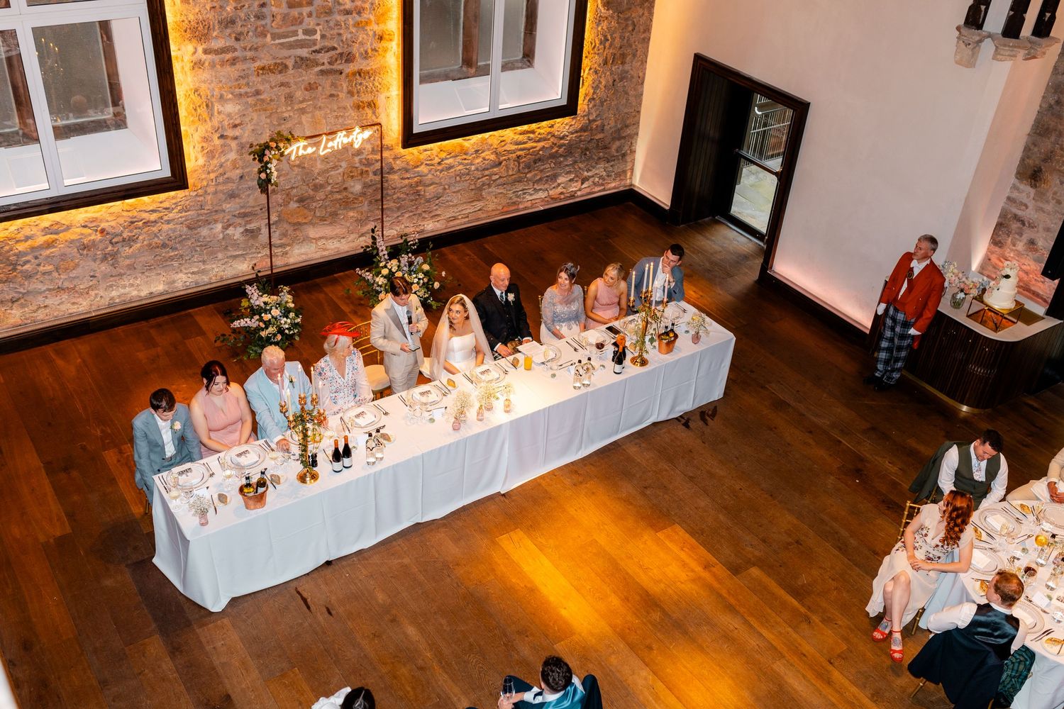 Wedding speeches, Virgin hotel in Edinburgh City Scotland