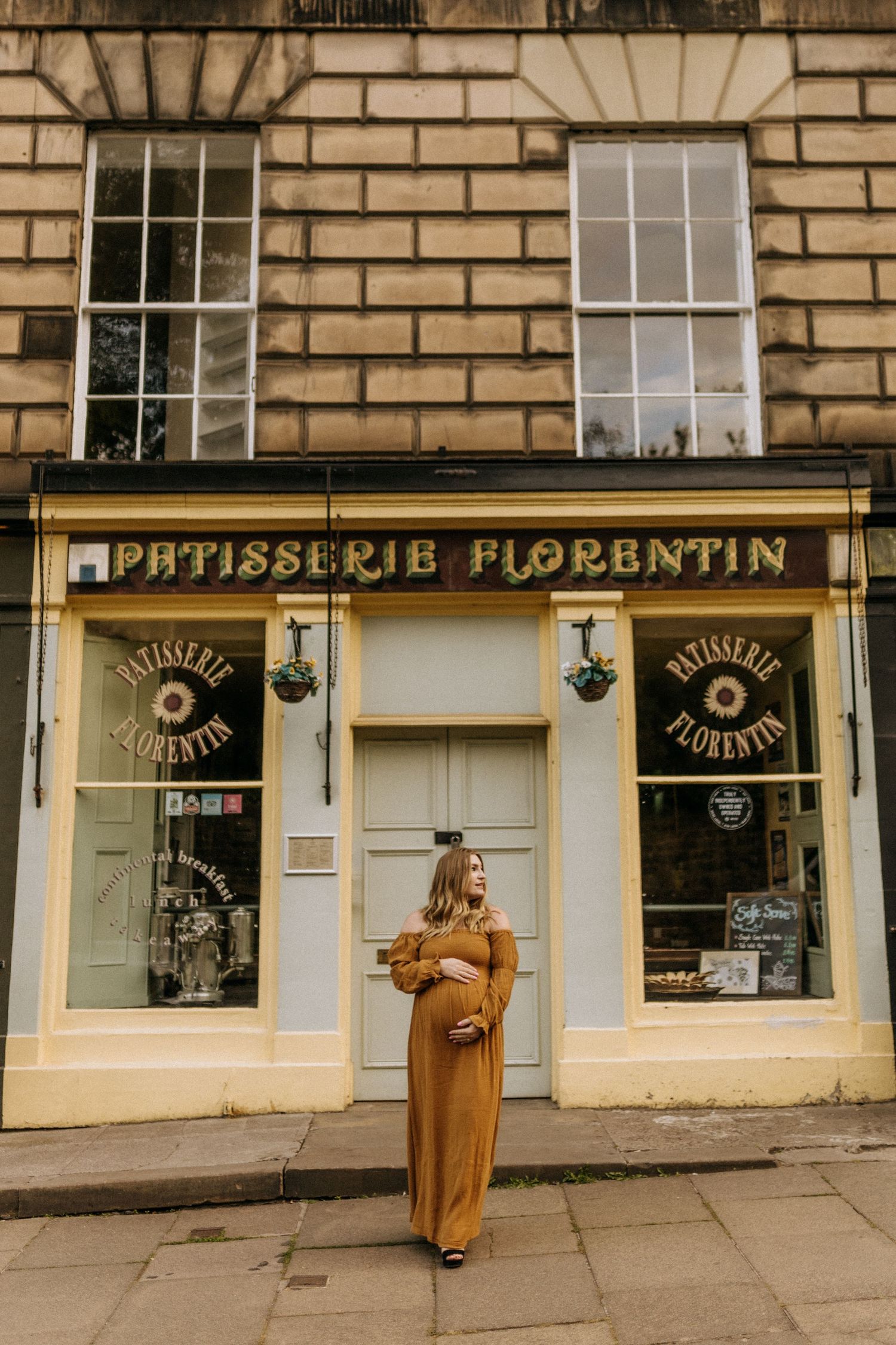 A storefront view of Patisserie Florentin with classic architecture and signage.