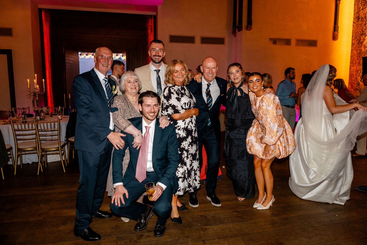 Wedding Party Virgin hotel in Edinburgh City Scotland