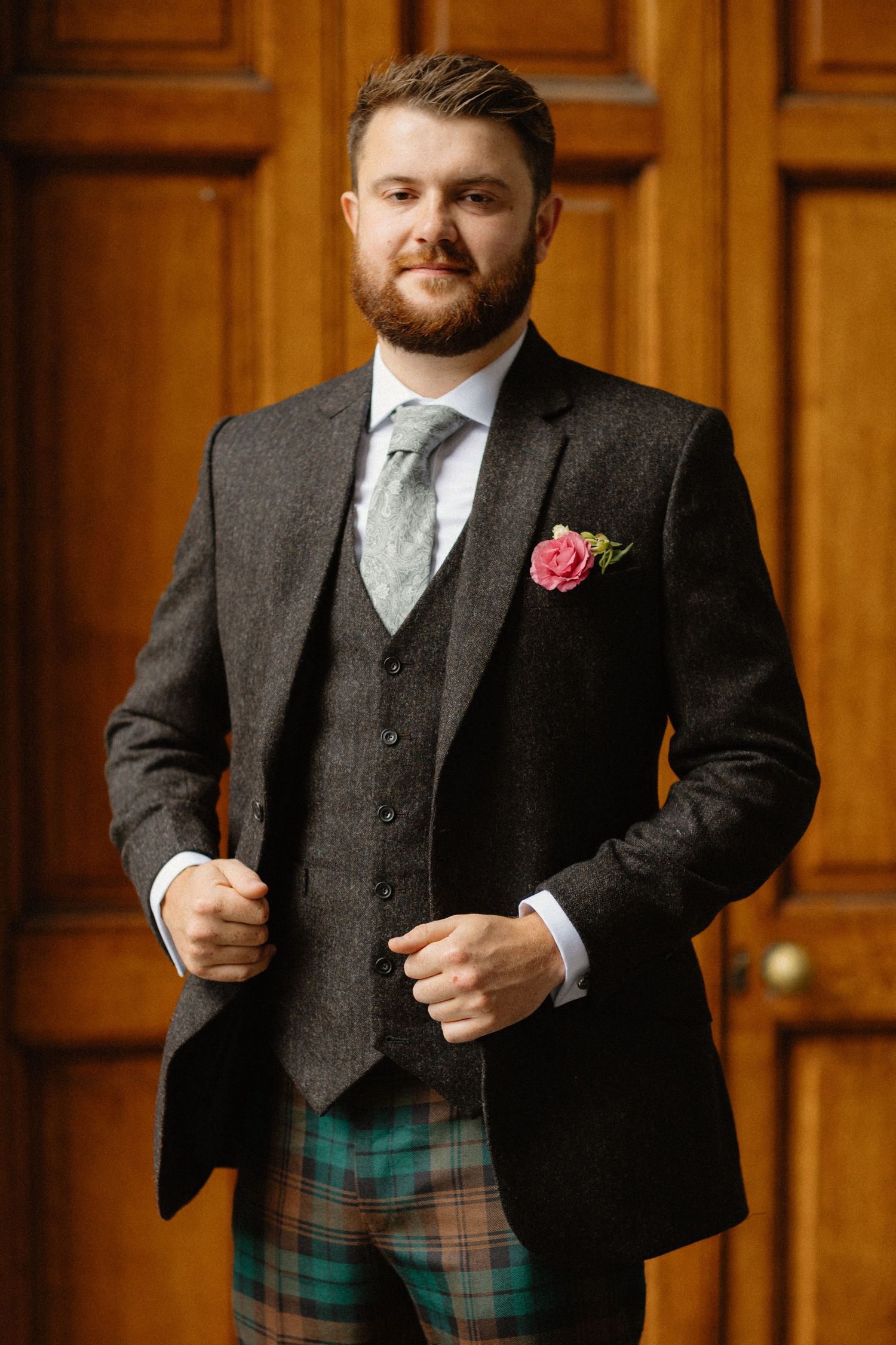 Grooms portrait, City Chambers Edinburgh