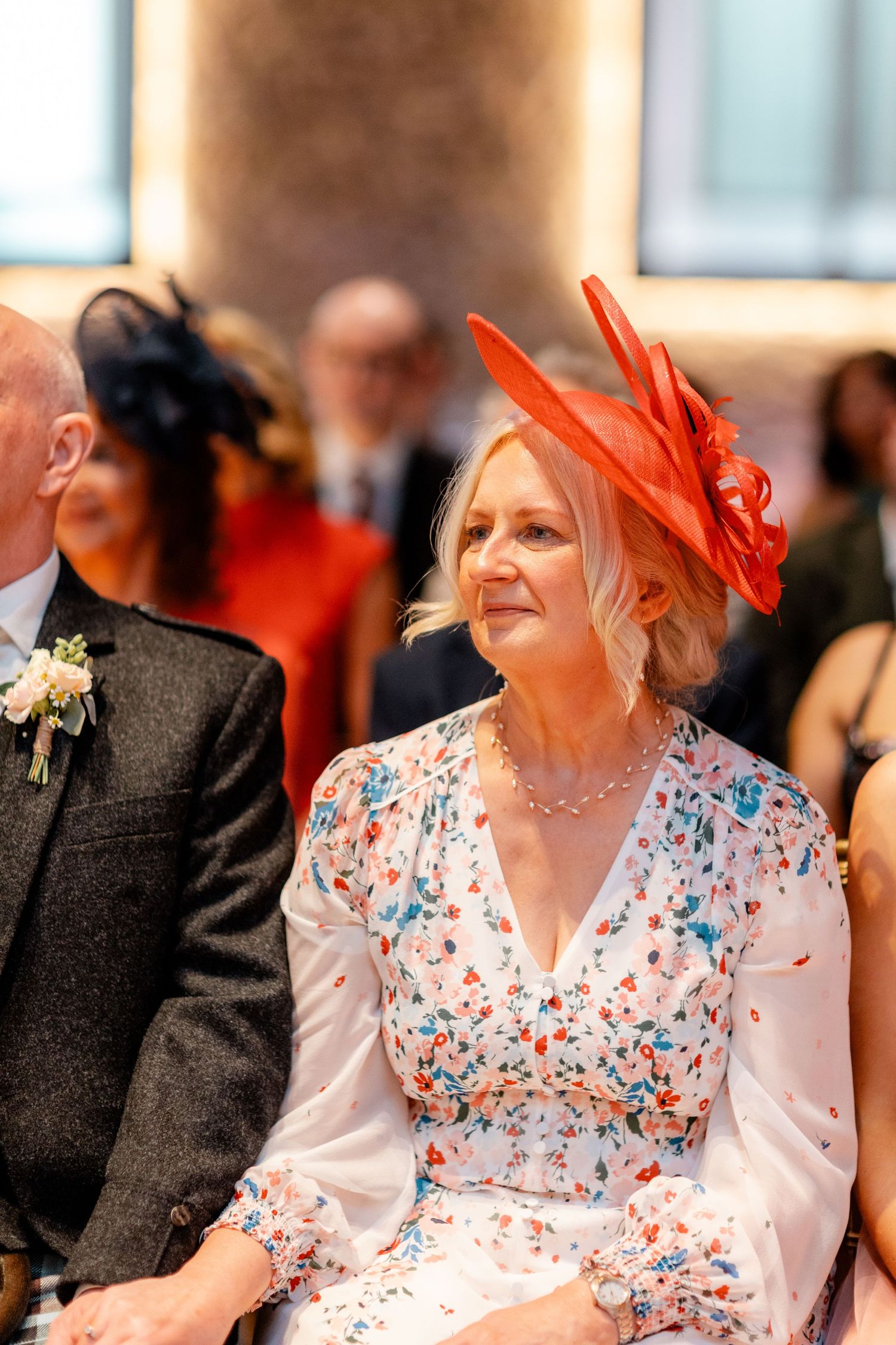 Wedding guest, Virgin hotel in Edinburgh City Scotland