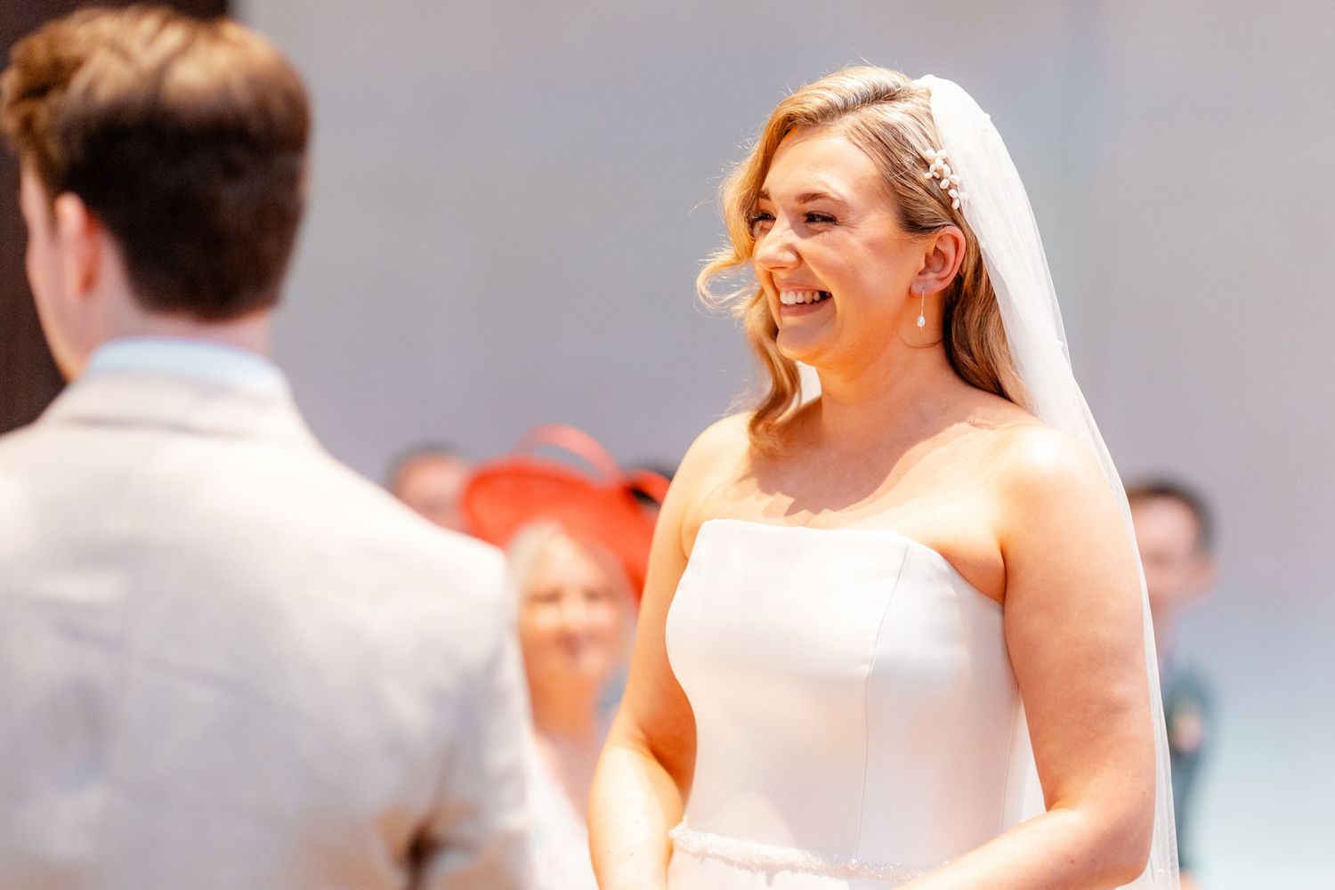 Wedding ceremony, Virgin hotel in Edinburgh City Scotland