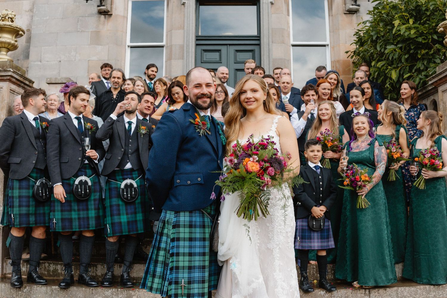 wedding photo newly wed couple
