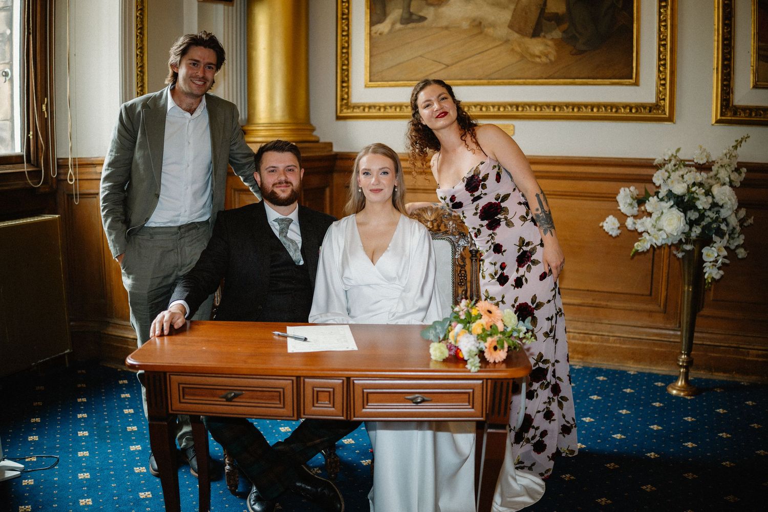 Document signing, European Suite City Chambers Edinburgh