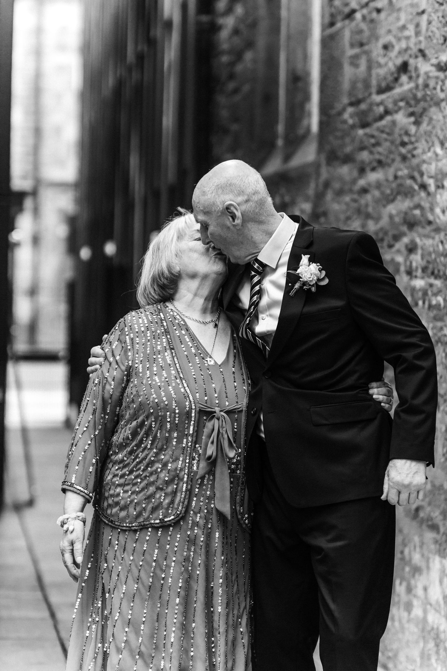 Wedding guest, grandparents  Virgin hotel in Edinburgh City Scotland