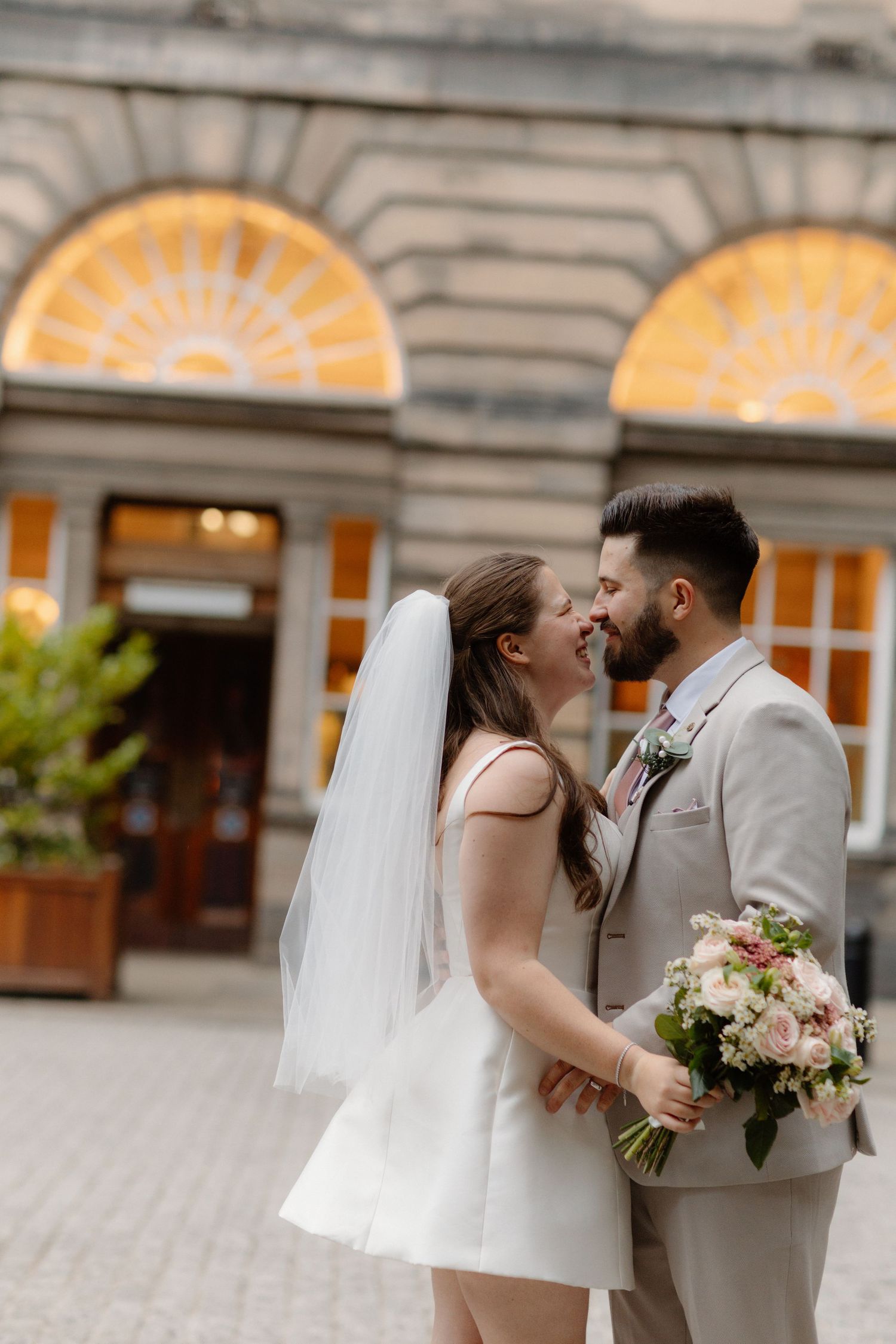 Edinburgh Elopement Couple