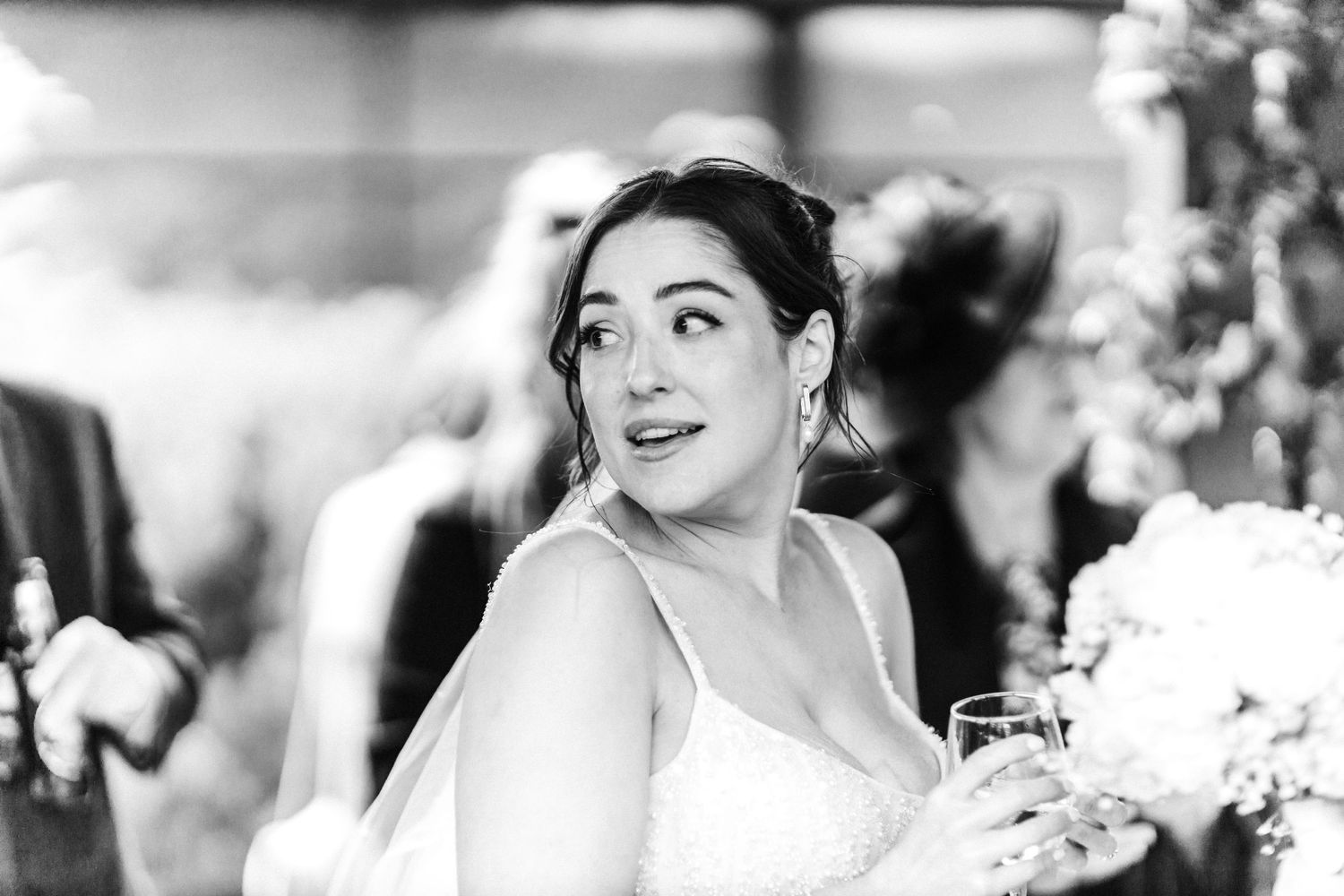 Emotional Bride, Wedding Glass House Edinburgh City Scotland,