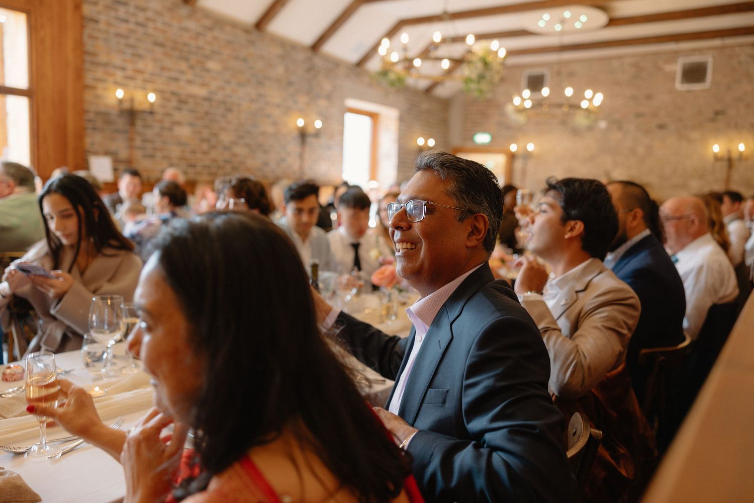 Speeches wedding at Rosebery Steading, Temple, Gorebridge, Scotland.