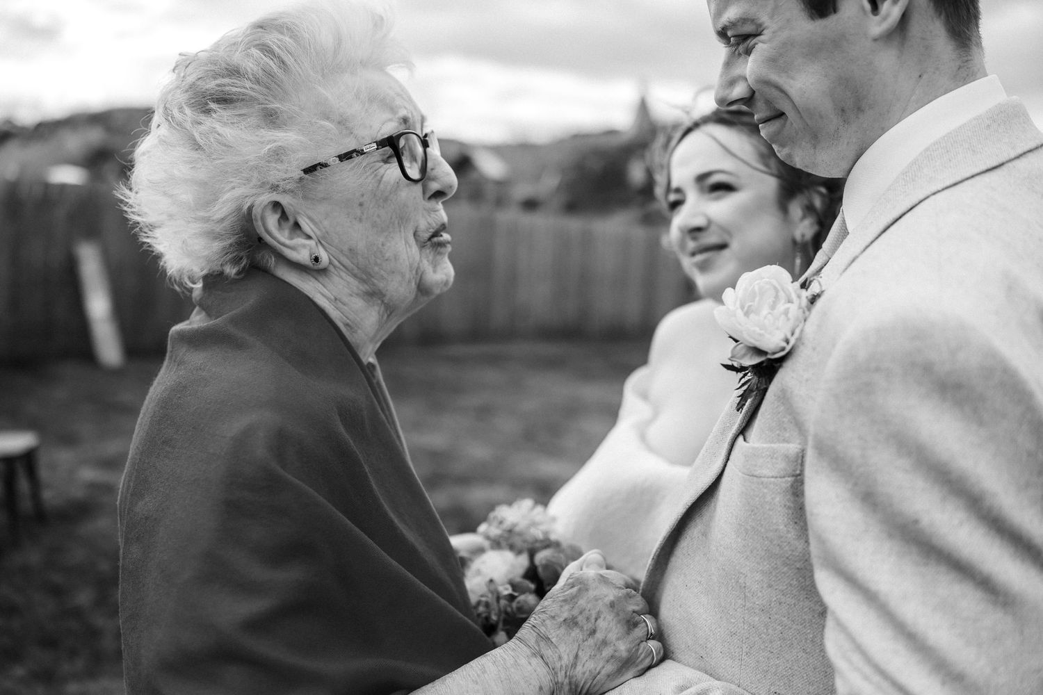 Wedding grandma, Whitekirk Hill, Whitekirk, North Berwick