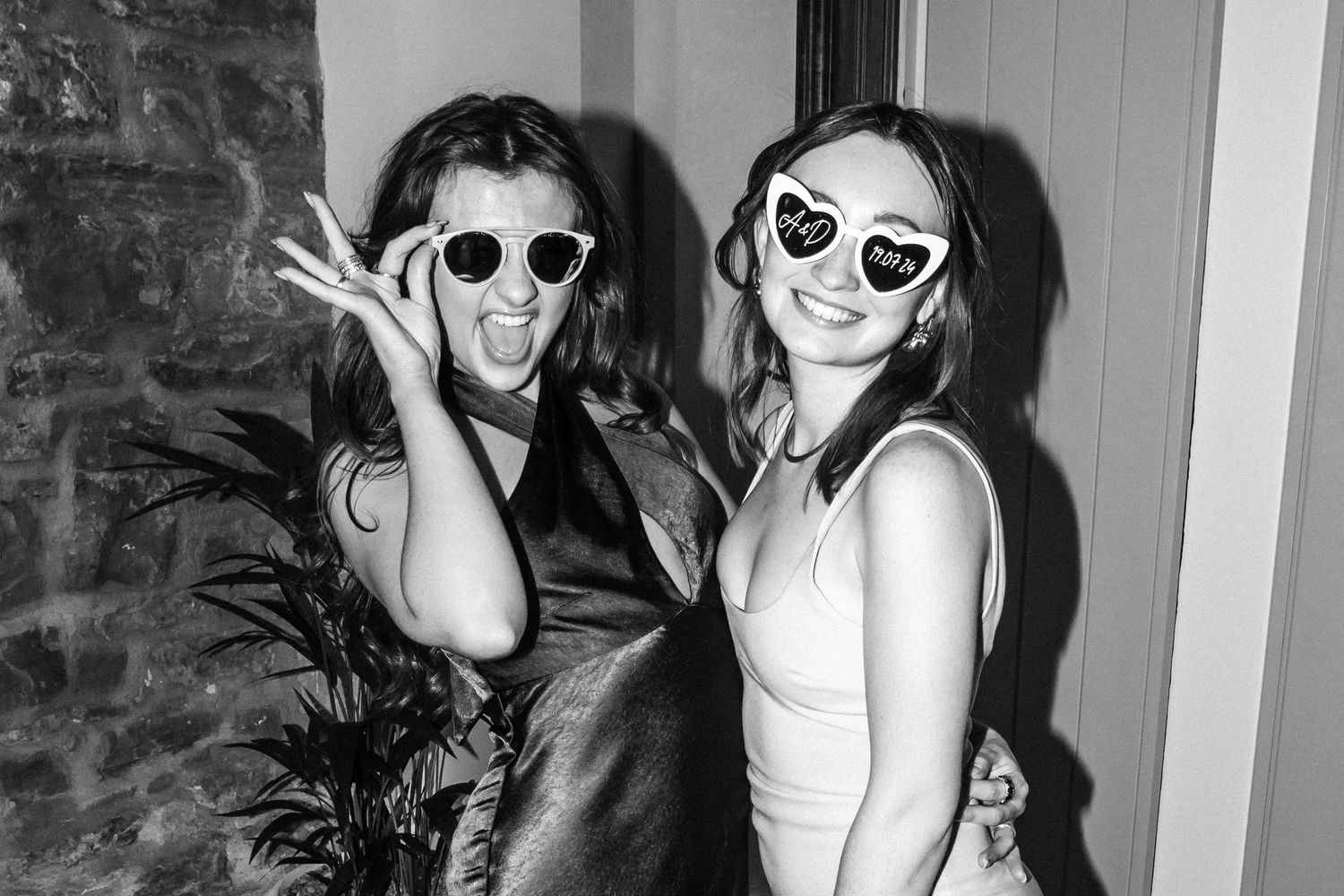 Wedding Party, Sunglasses, Virgin hotel in Edinburgh City Scotland