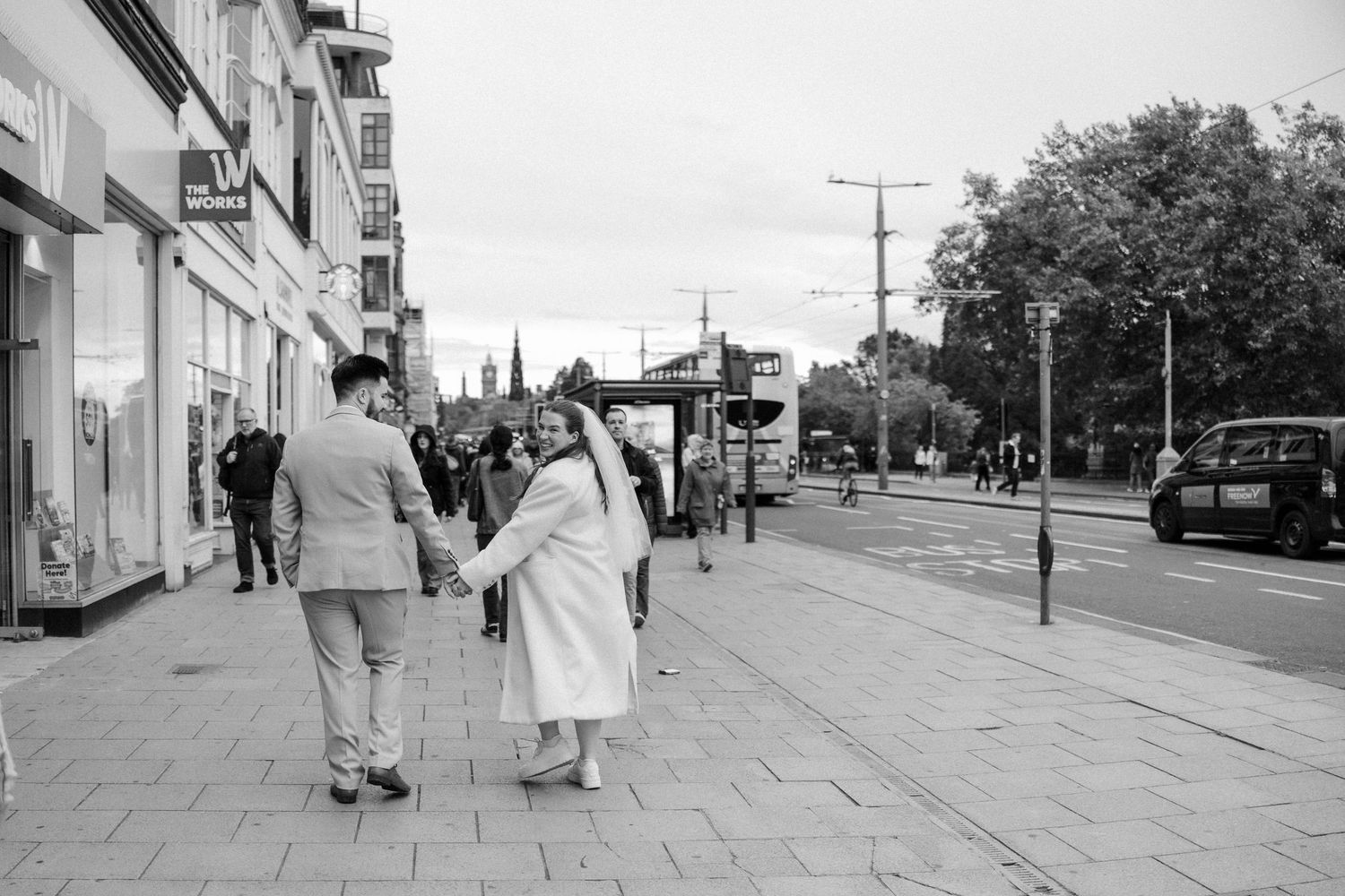 Edinburgh Elopement wedding photos