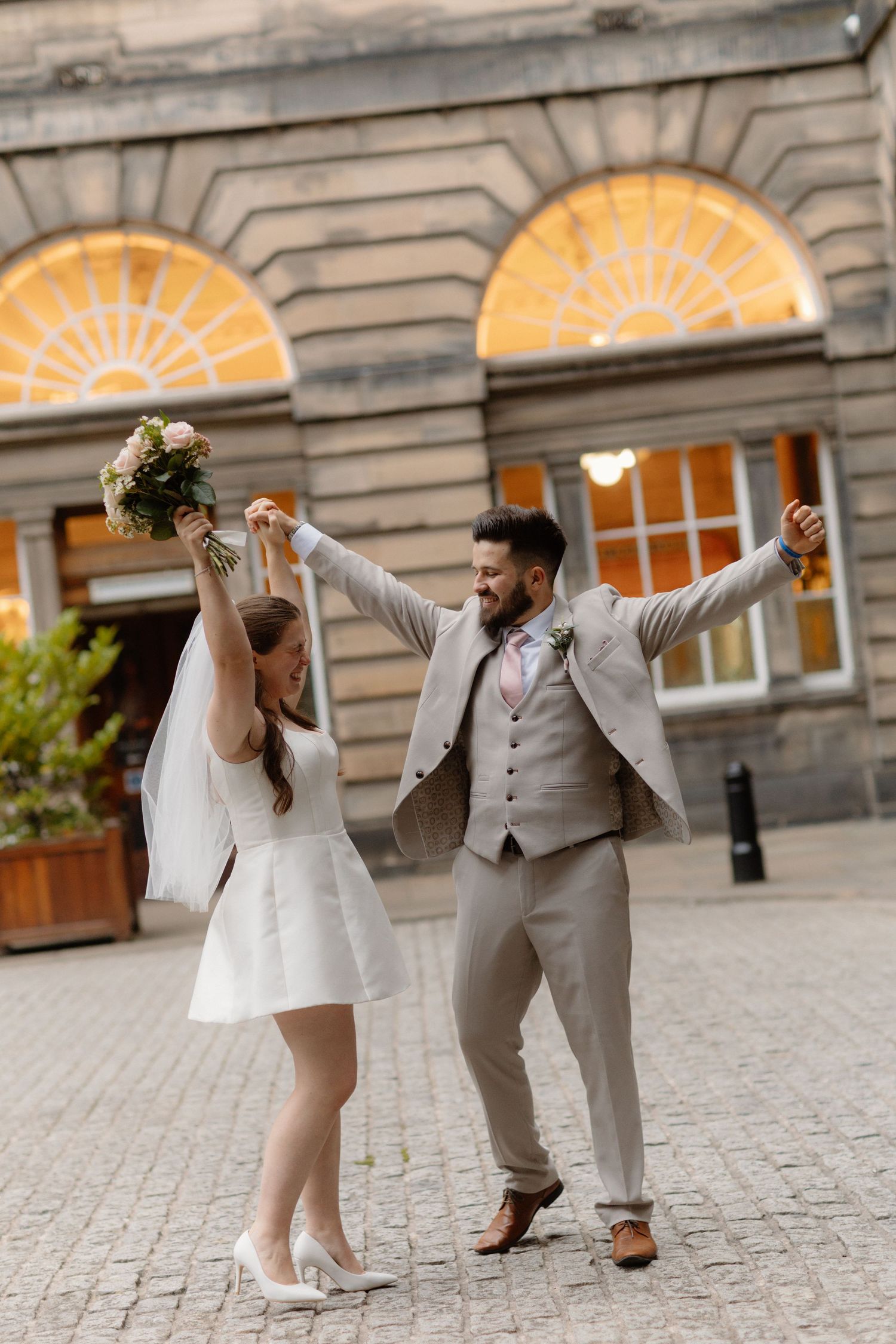 Edinburgh Elopement Couple