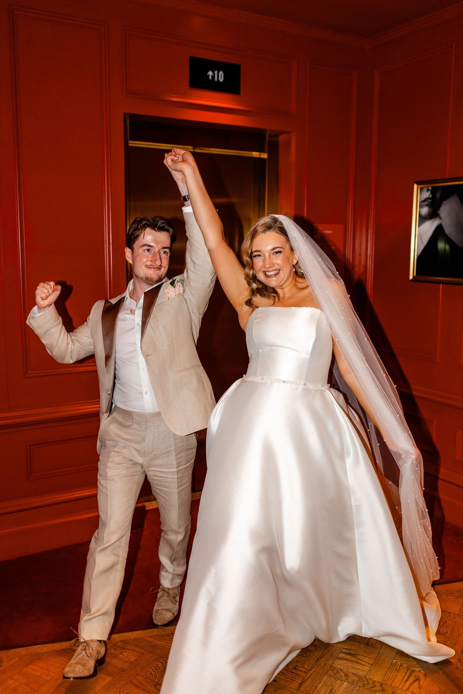 Wedding photoshoot, Virgin hotel in Edinburgh City Scotland