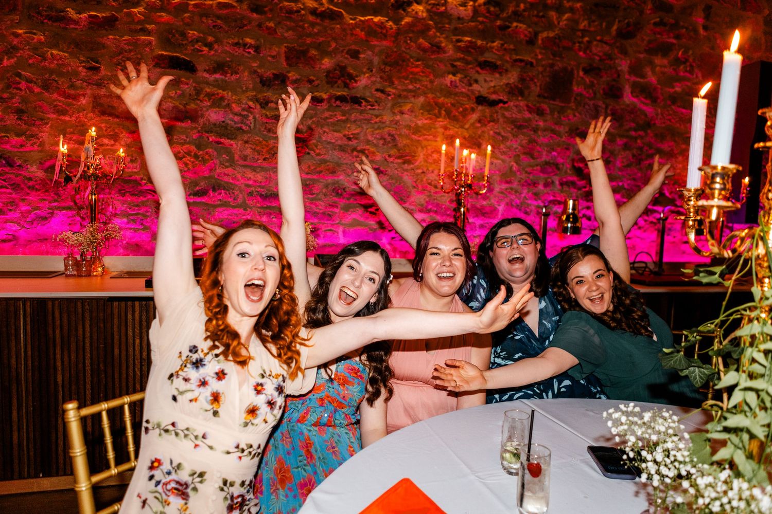 Wedding Party Virgin hotel in Edinburgh City Scotland