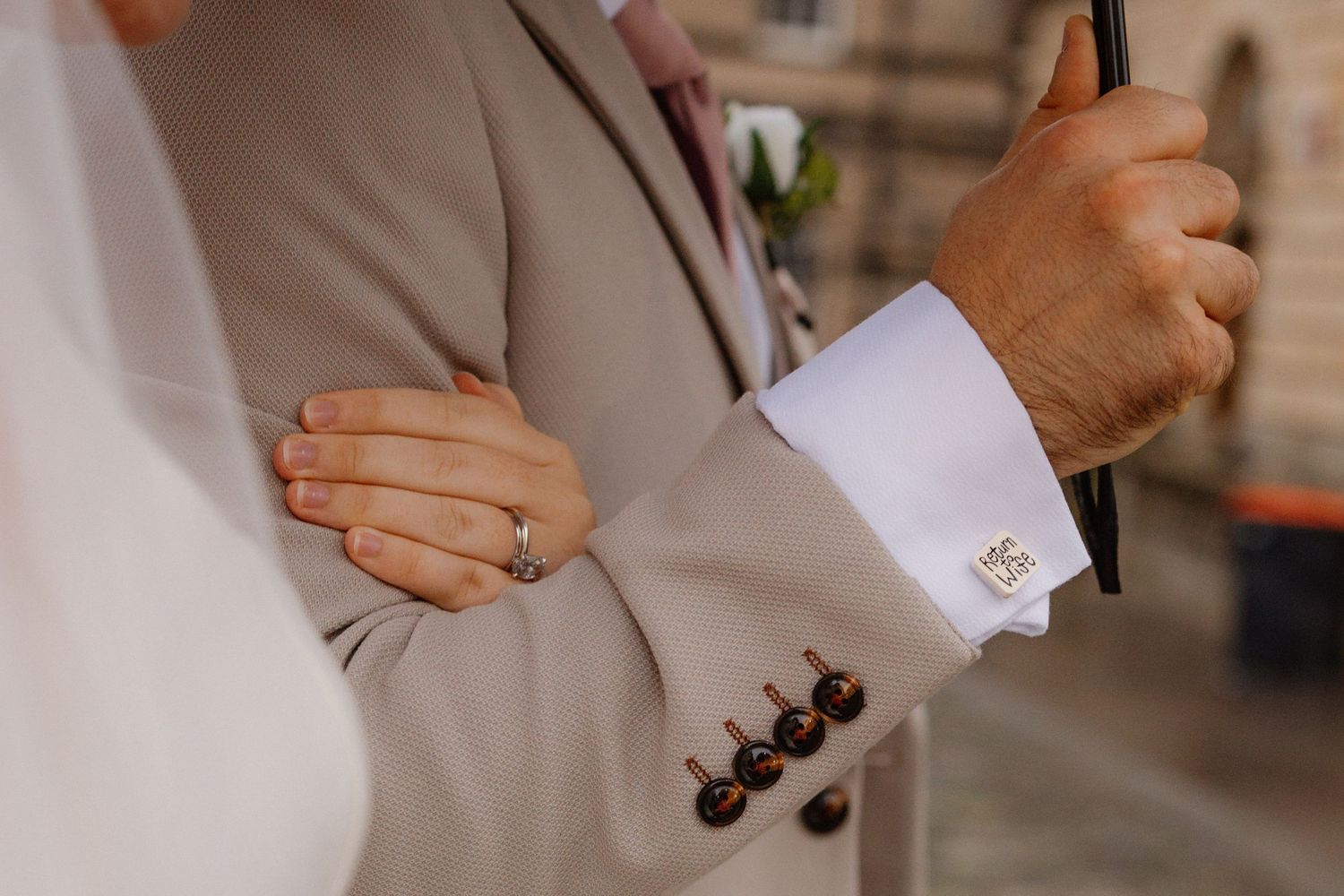 Edinburgh Elopement Fun Couple