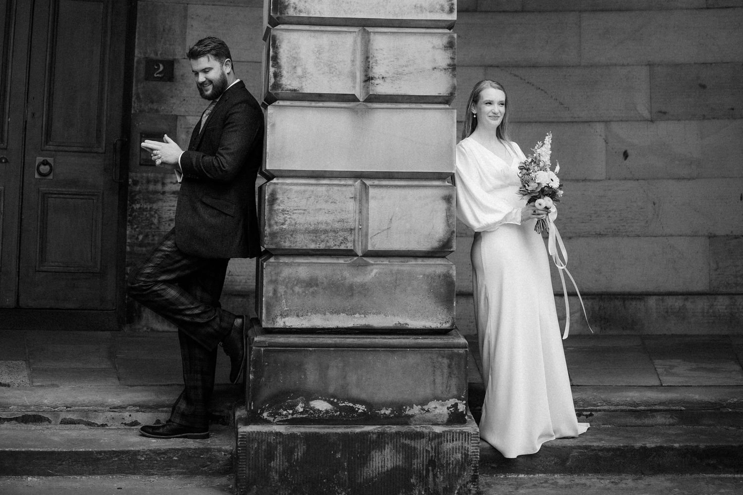 Wedding photos Edinburgh Scotland