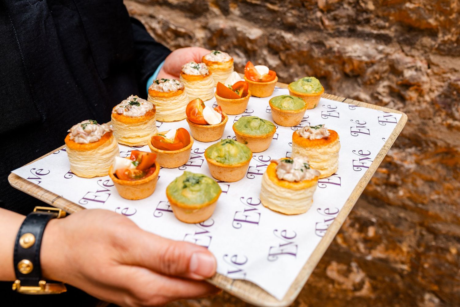 Wedding canapes, Virgin hotel in Edinburgh City Scotland