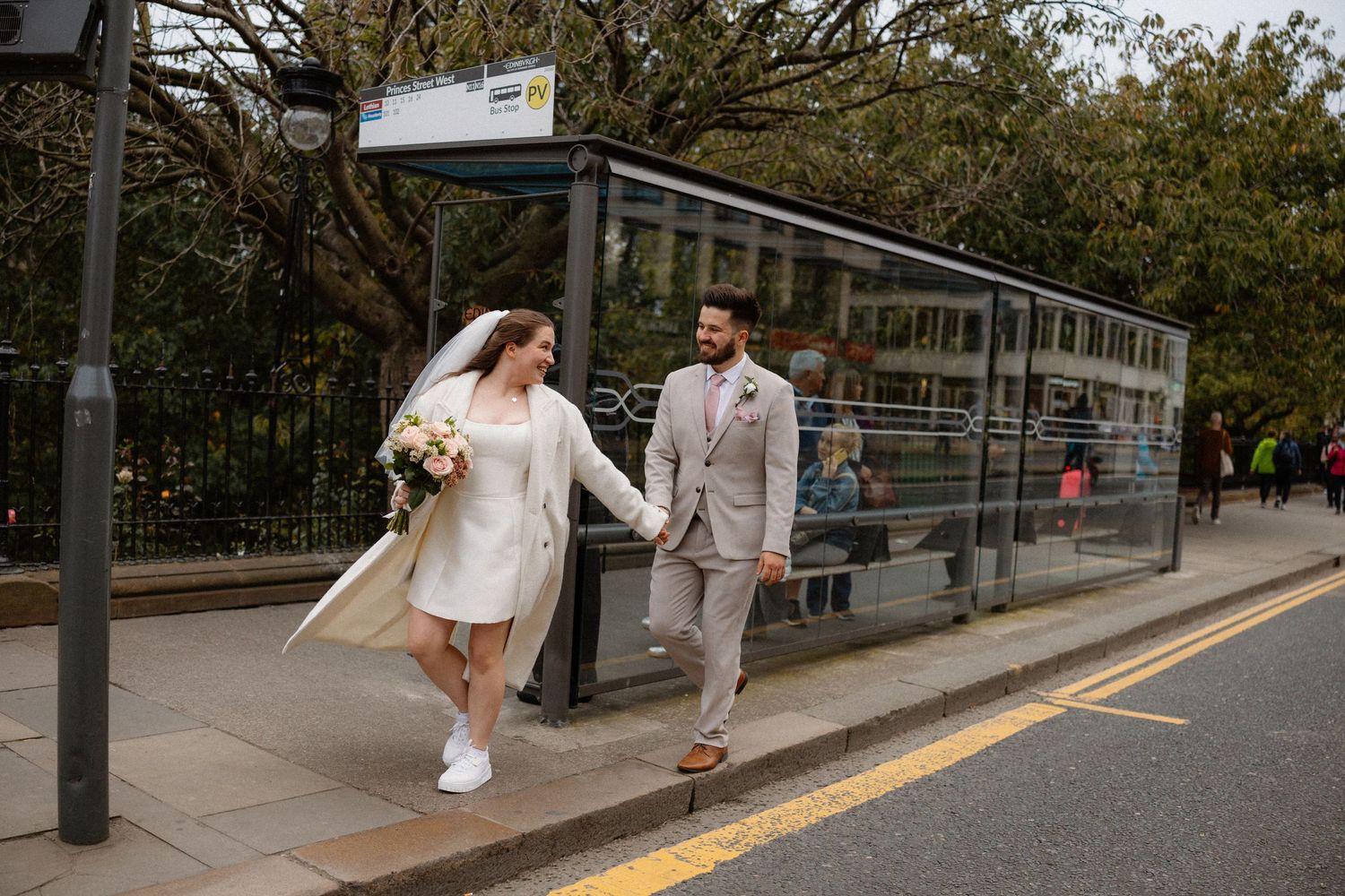 Edinburgh Elopement wedding photos