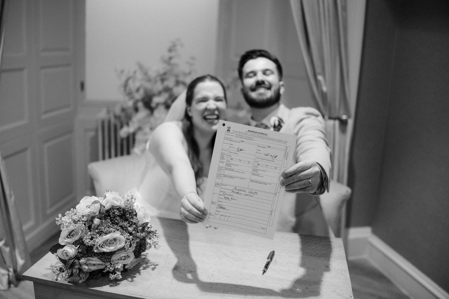 Edinburgh Elopement wedding photos