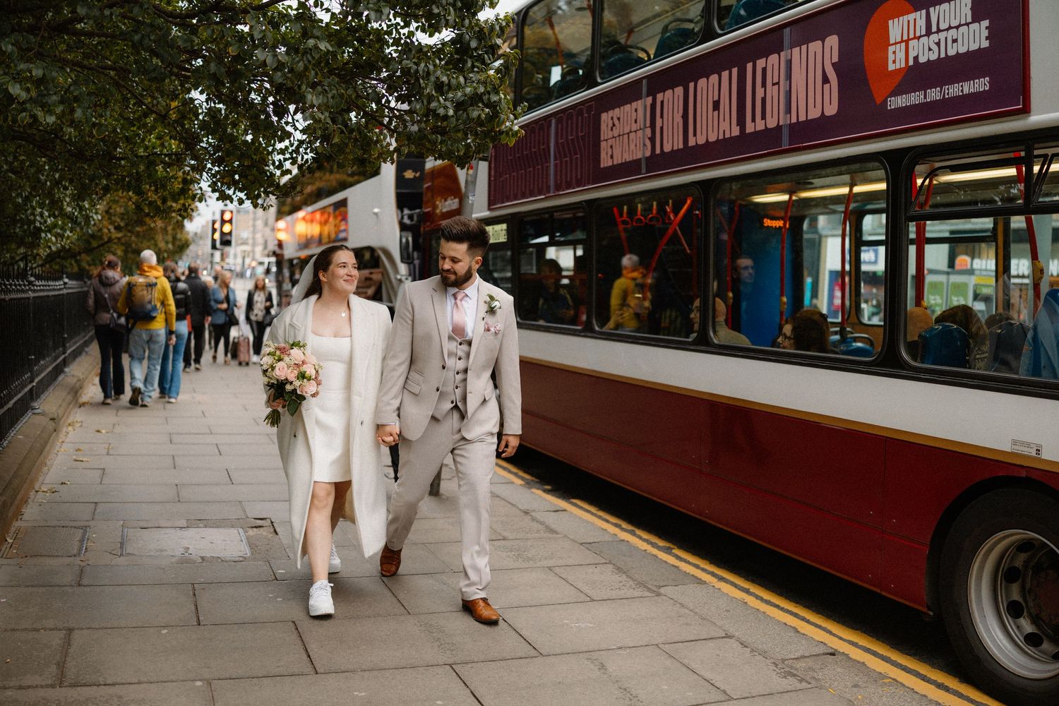 Edinburgh Elopement wedding photos