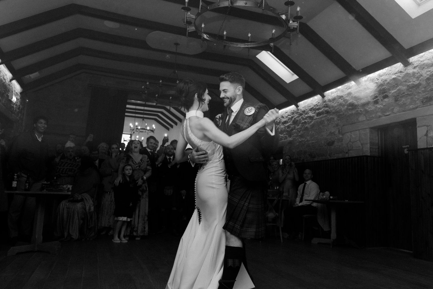 First dance at Rosebery Steading, Temple, Gorebridge, Scotland.