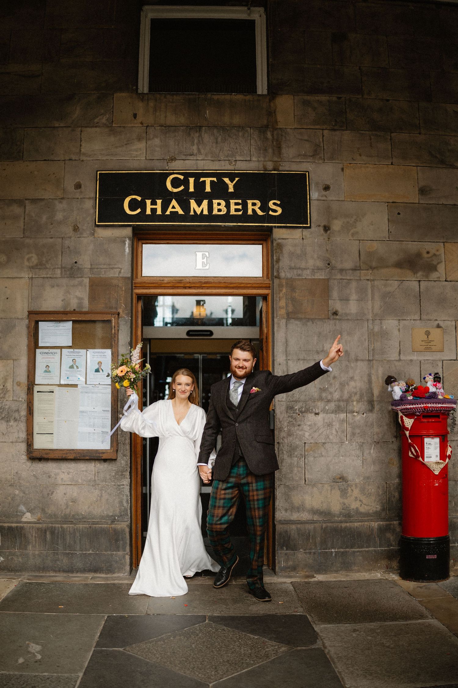 City Chambers Wedding Edinburgh Scotland