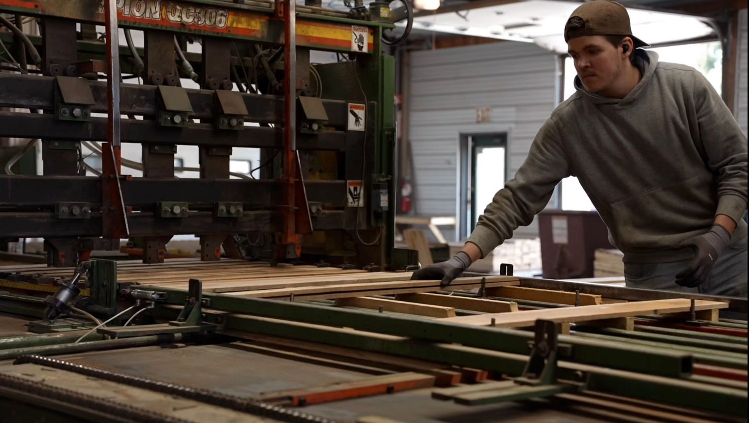 A Viking pallet nailer