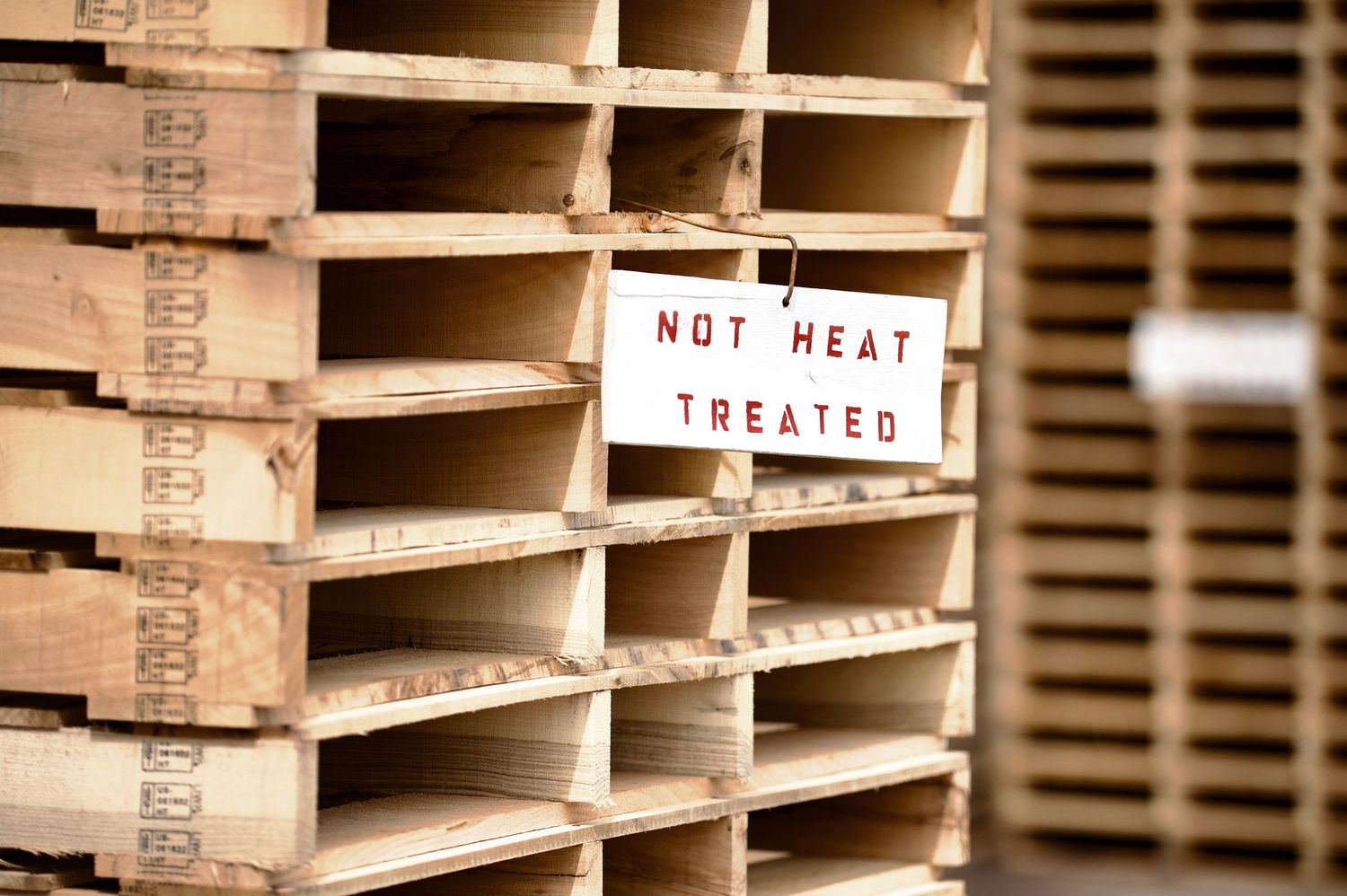 Wooden pallets