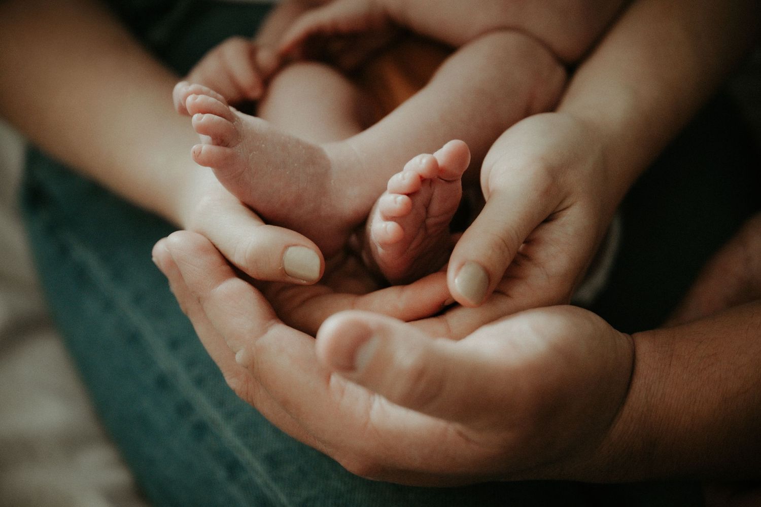 Close up macro photo of hands clasped together showing connection and intimacy. Pittsburgh / Westmoreland Photographer