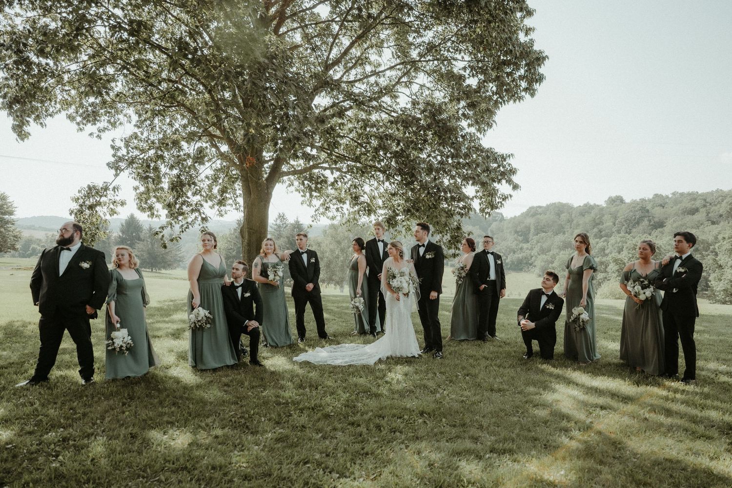 Yinzer Valley Farms wedding party