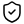 A minimalist shield icon with a checkmark, symbolizing security, protection, and verified safety in a clean black outline design.