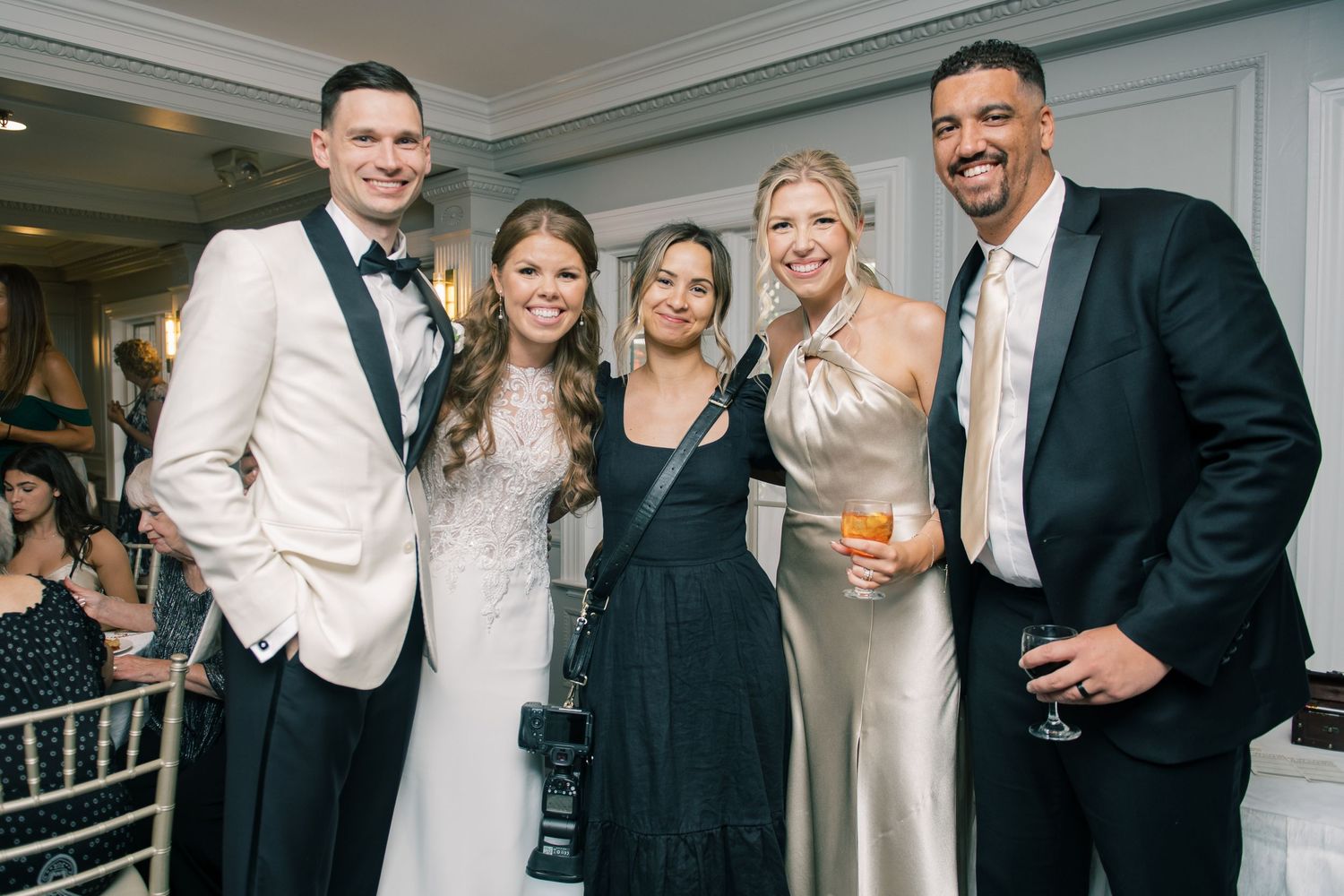 Caitee of Caitee Smith Photography at Erin and JT's summer wedding at the Madison Hotel in Morristown, NJ