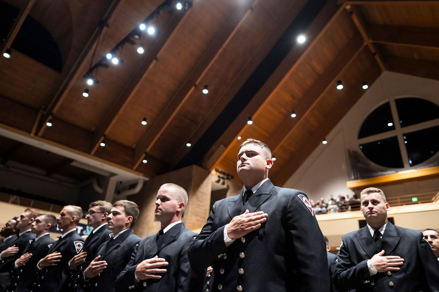 Indianapolis Fire Department recruits graduation ceremony
