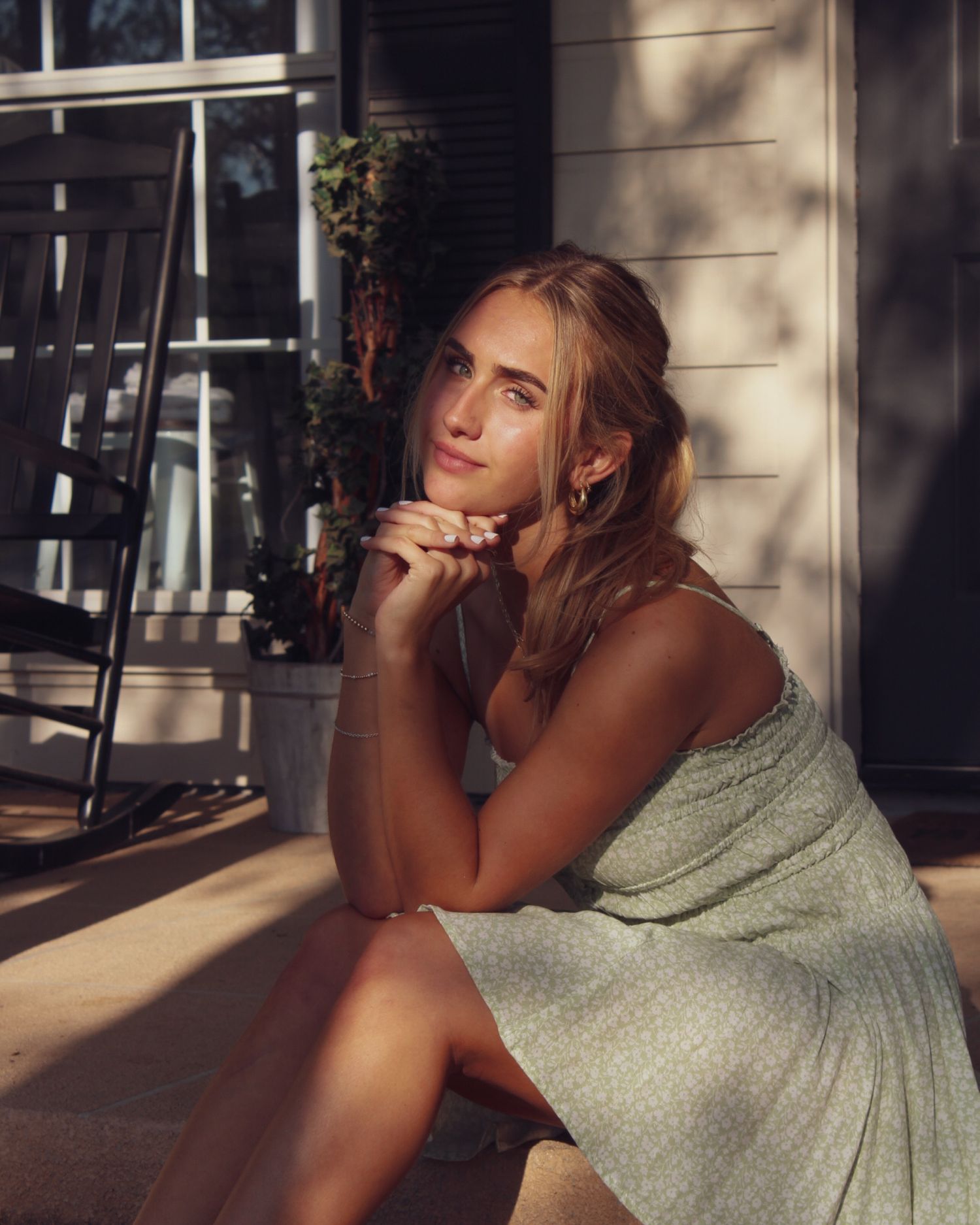 golden hour portrait