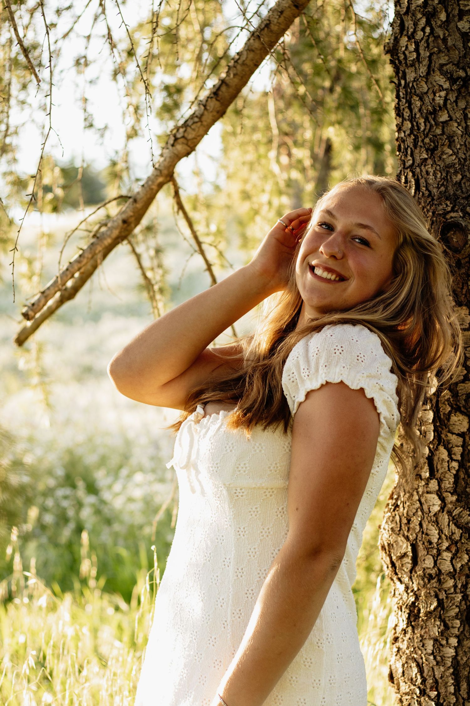 natural dreamy senior portraits