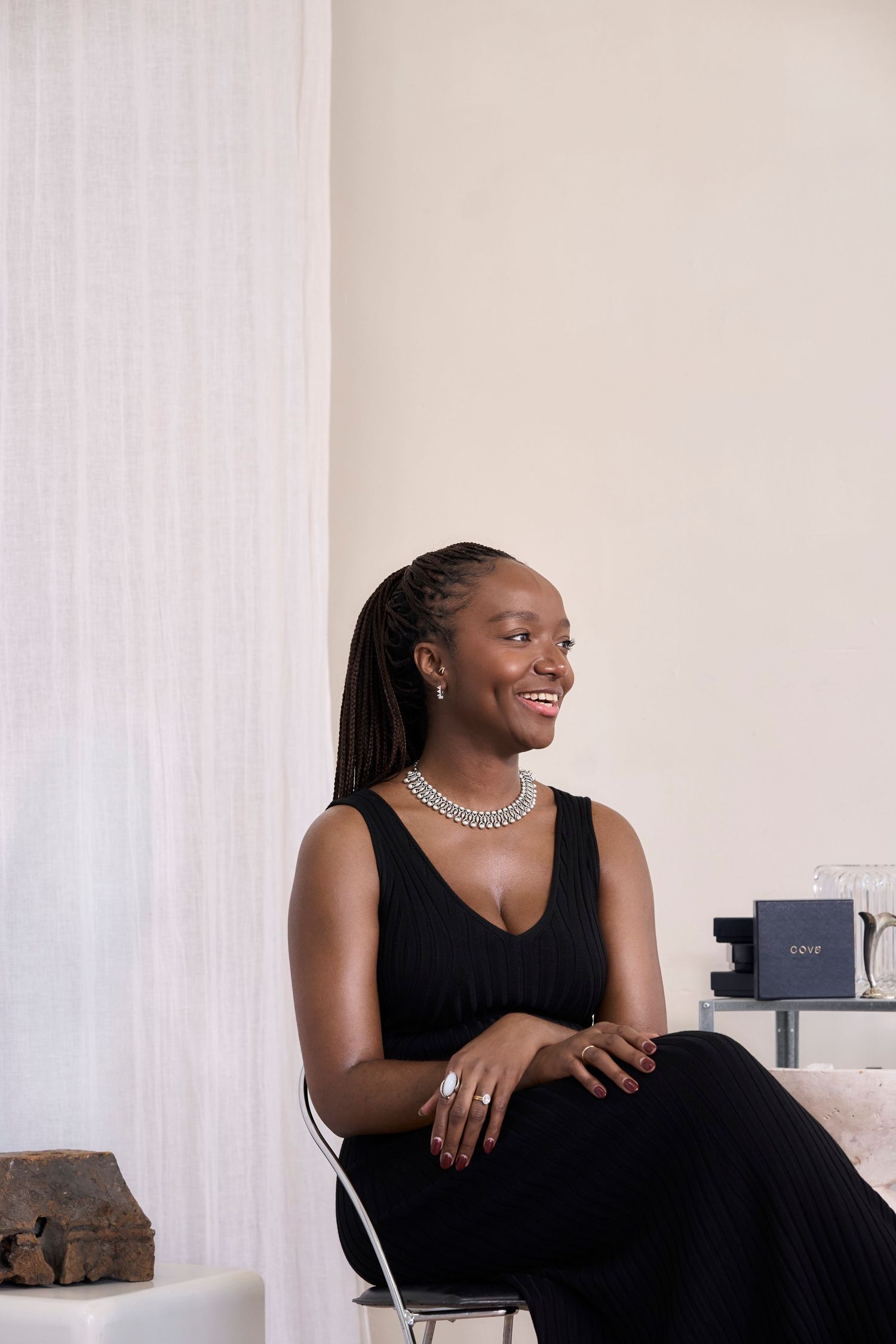 Tammuz Davis, founder of Cove Jewellery
