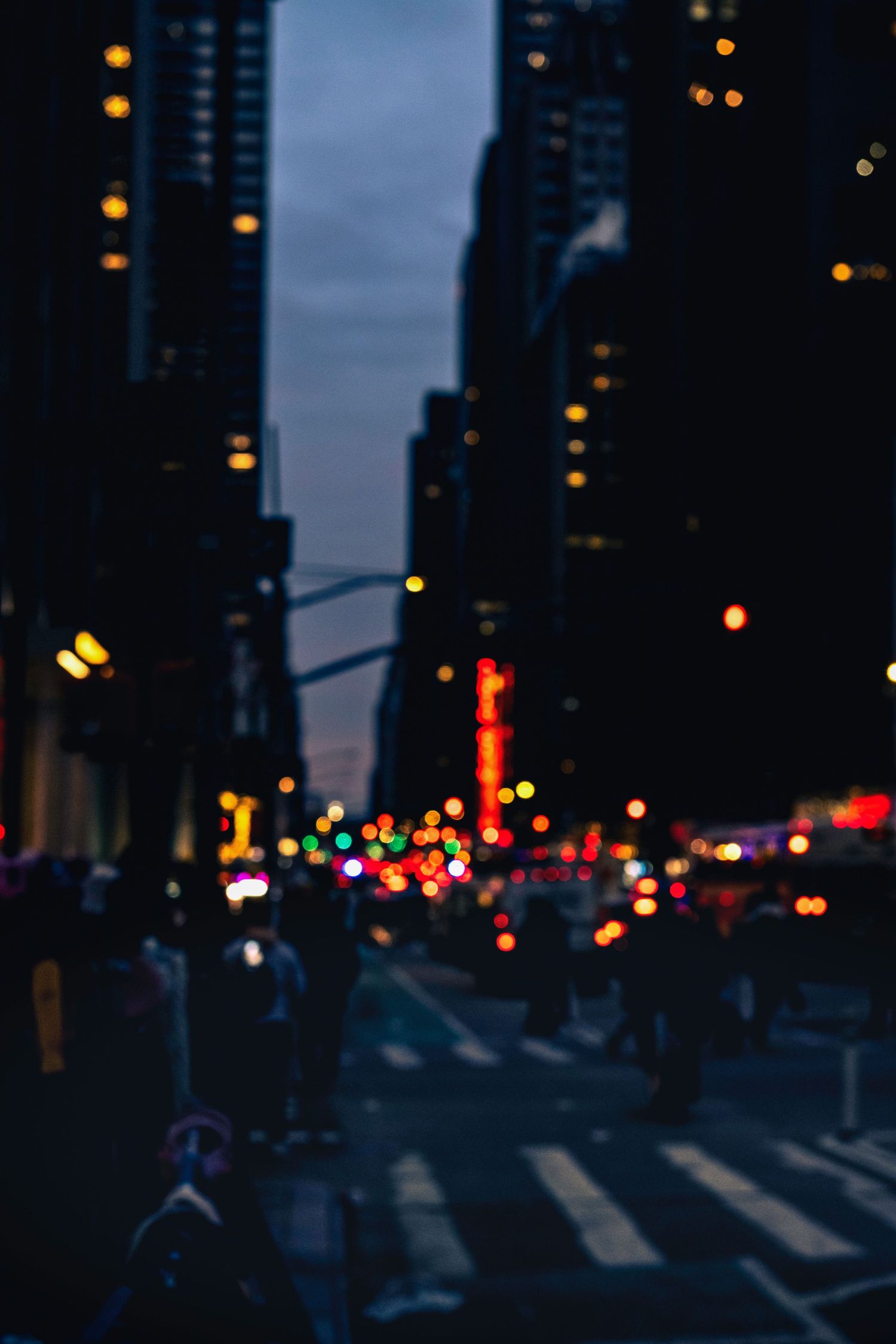 Rene Olivas Photography Sixth Avenue New York at Night