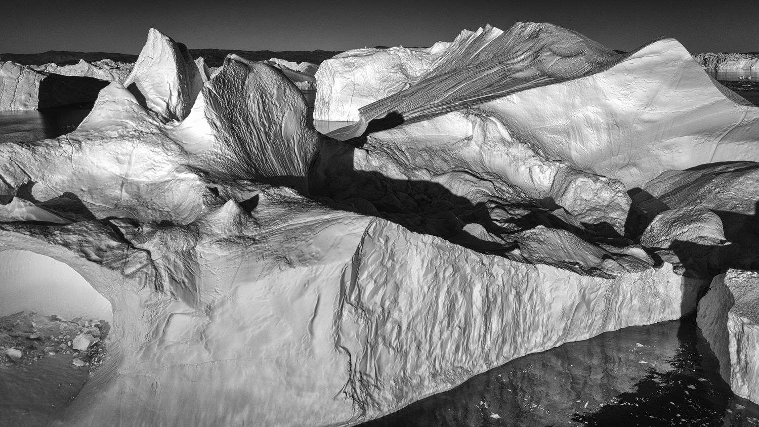 Rene Olivas Photography Aerial Image Over Ice, Greenland