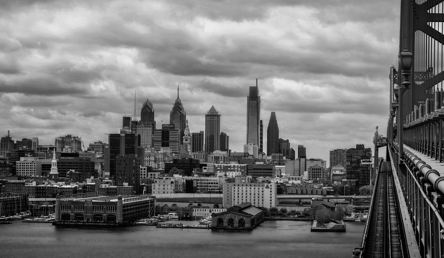 Rene Olivas Photography On the Ben Franklin Bridge, Philadelphia