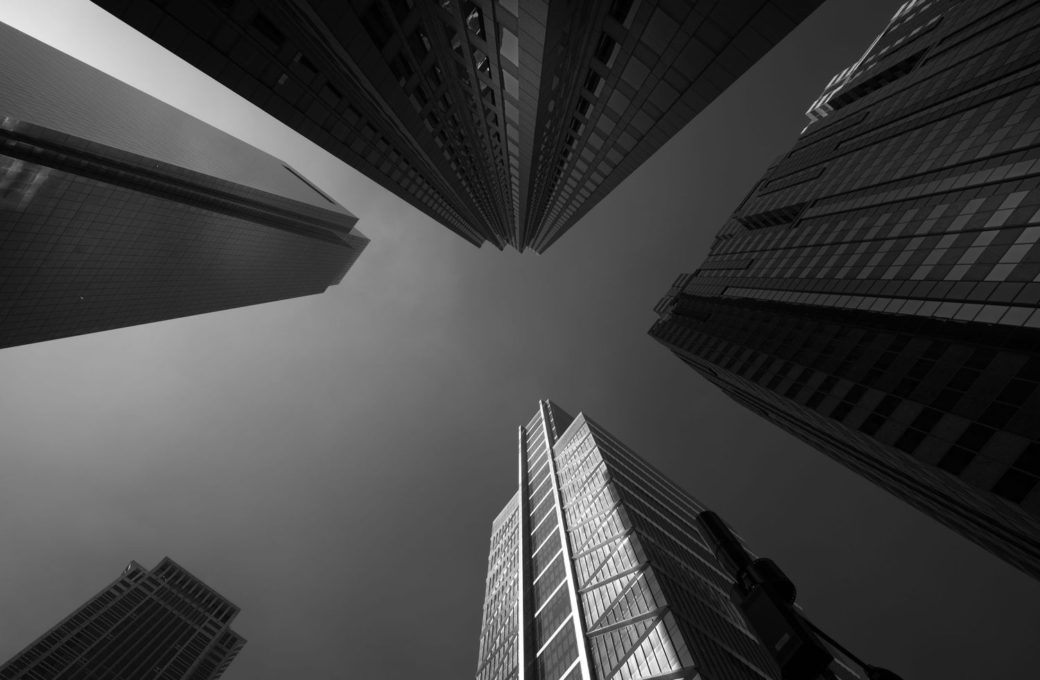 Rene Olivas Photography Comcast Center, Looking Up, Philadelphia