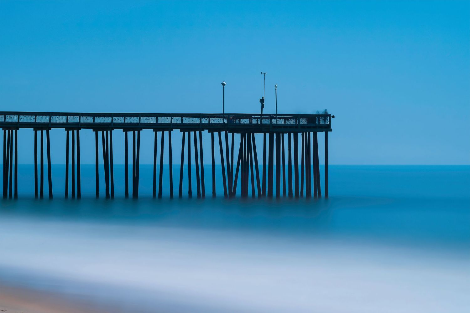 Rene Olivas Photography Ocean CIty Maryland Pier, Blue
