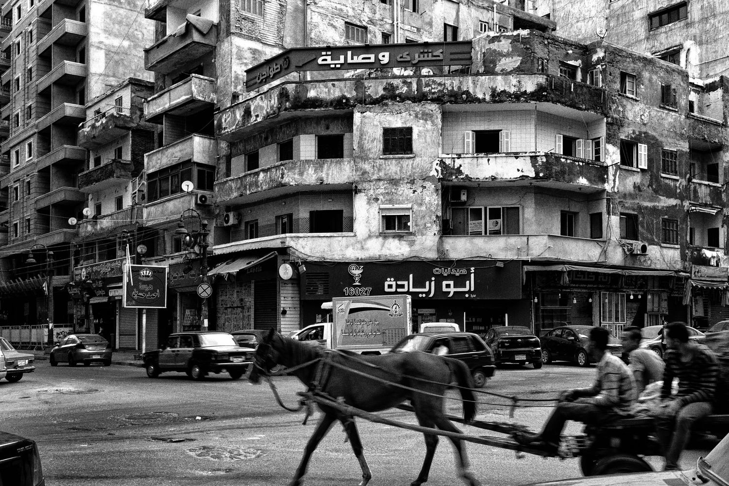 Egypt black and white