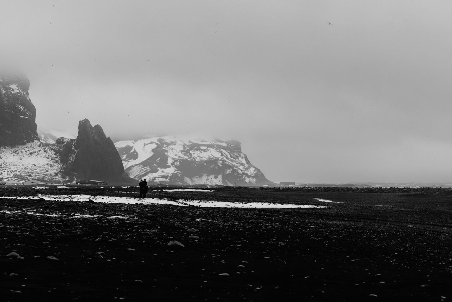 Rene Olivas Photography Vik, Iceland Fog and Black Sand Beach