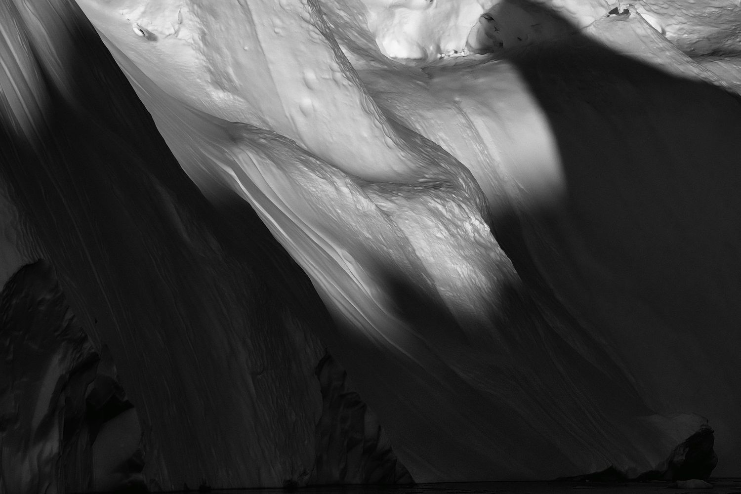 Rene Olivas Photography Dramatic Sunset Shadow Over Iceberg, Greenland